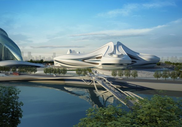 Centro Internacional de Cultura y las Artes en China diseado por Zaha Hadid