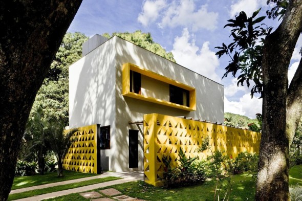 Casa tipo Bauhaus versin tropical
