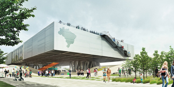 Pabellones brasileos para la Expo Miln