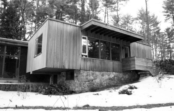 Una cabaña diseñada por Walter Gropius