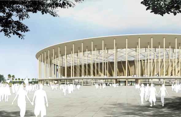 Oscar Niemeyer es Honrado con Estadio para Brasil 2014