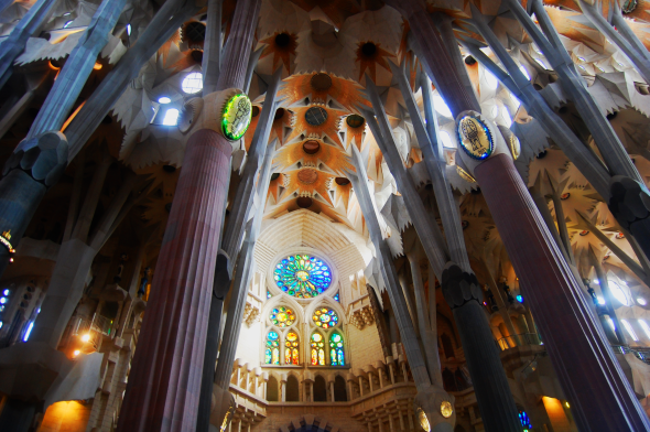 Lo relevante de la Sagrada Familia de Gaudí