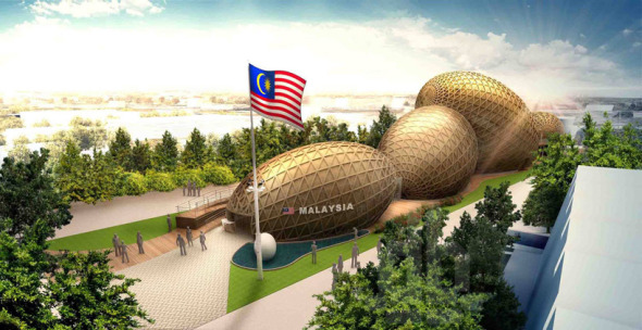 Pabellón de Malasia para la expo milan 2015