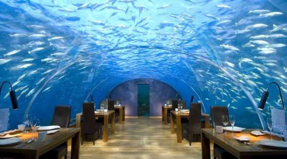Restaurante bajo el mar