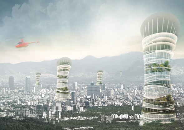 Arquitecto construirá parque de 200 metros de altura en la ciudad de México