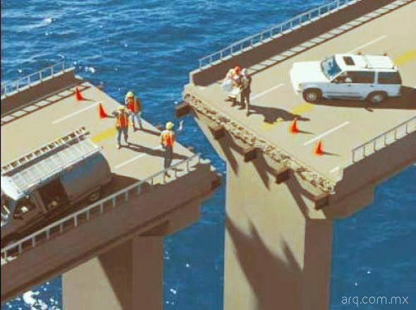 Humor en la arquitectura. Conectando puentes