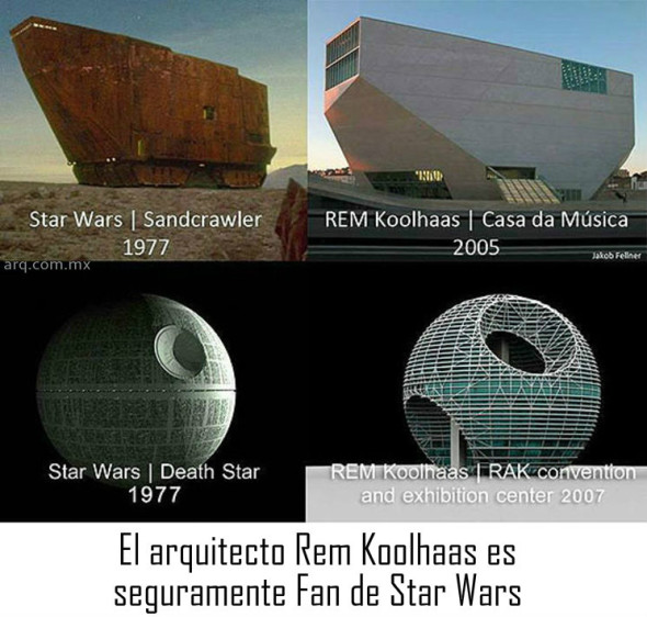 Humor en la arquitectura. Para los fans de Star Wars