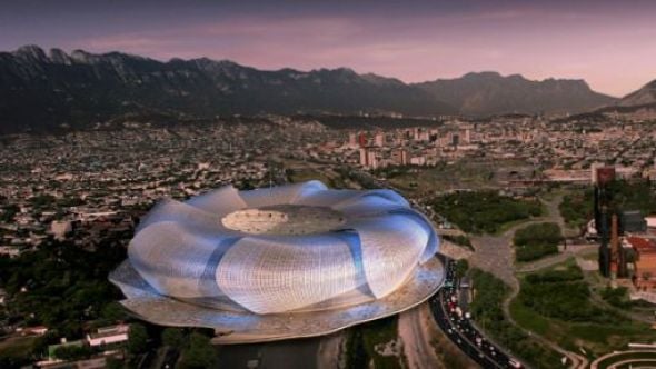 Tres proyectos que en s mismos son un espectculo: El Nuevo estadio de las Chivas; el Territorio Santos Modelo y El Nuevo Estadio del Monterrey.