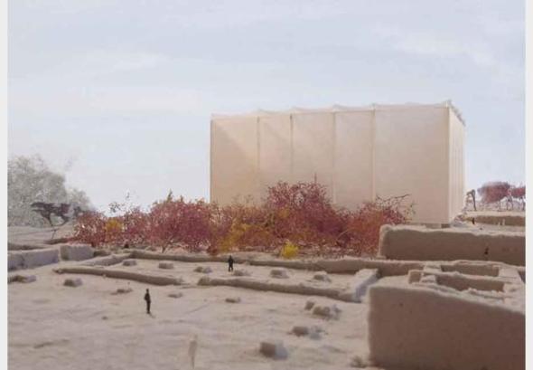 La Casa de los mosaicos: Un refugio para proteger el arte de una importante ciudad bblica / Peter Zumthor