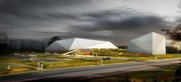 Gymnasium Palais des Sports de Loudac realizado por Bohuon Bertic Architectes