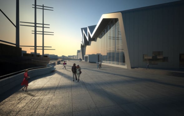 Museo Riverside de Glasgow de Zaha Hadid gana Museo Europeo del Ao