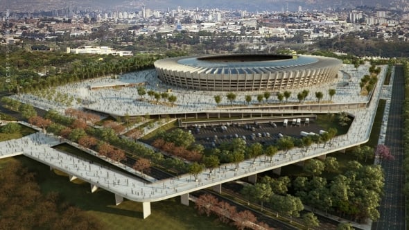 Los Estadios del Mundial de Ftbol Brasil 2014. Estadio Mineirao