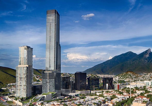 La torre ms alta de Mxico est en Monterrey