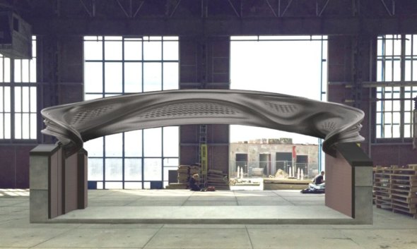 Primer puente de acero impreso en 3D
