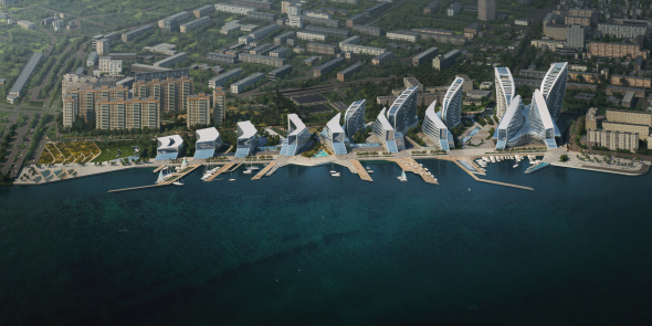Zaha Hadid Architects gana concurso para planificar el puerto de envo ms grande de Rusia