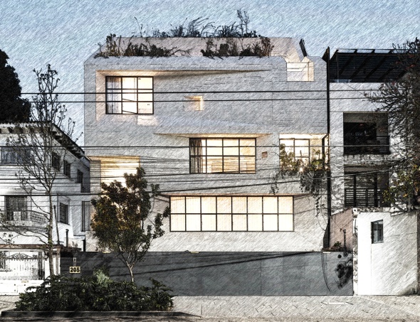 Tennyson 205 Apartment Building, Polanco, Mexico City - The Cool