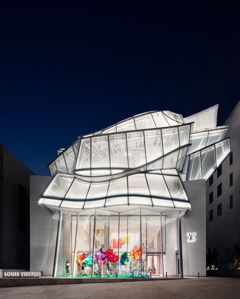 Frank Gehry se viste a la moda: la tienda de Louis Vuitton en Sel
