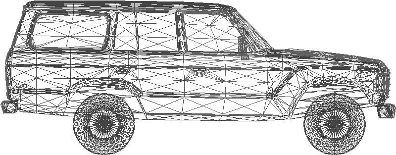 Toyota Land Cruiser 3D en formato DWG