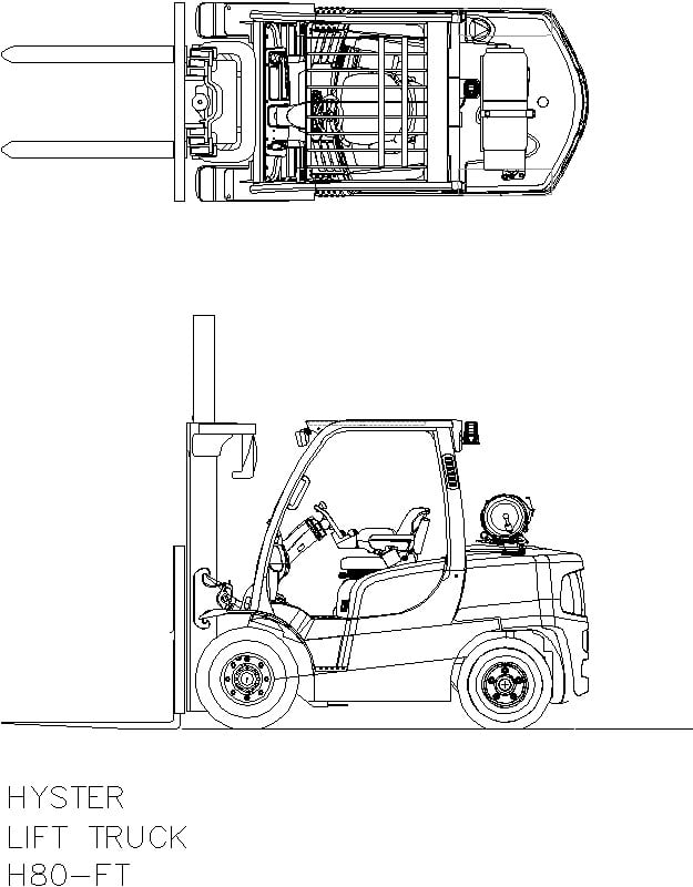 Hyster Lift Truck H80-FT