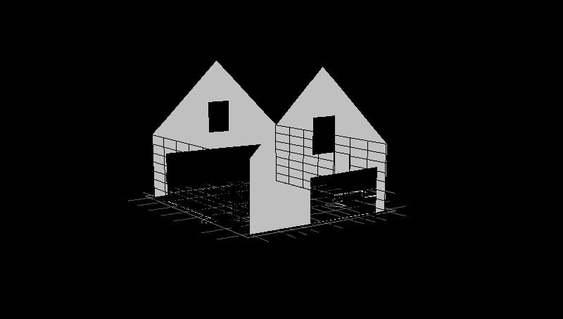 casa 3d estructural