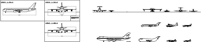 planos dimensiones aviones