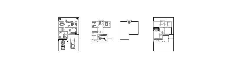 casa habitacion 2 niveles en 3D