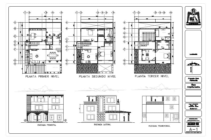 Proyecto Arquitectonico Casa Campestre