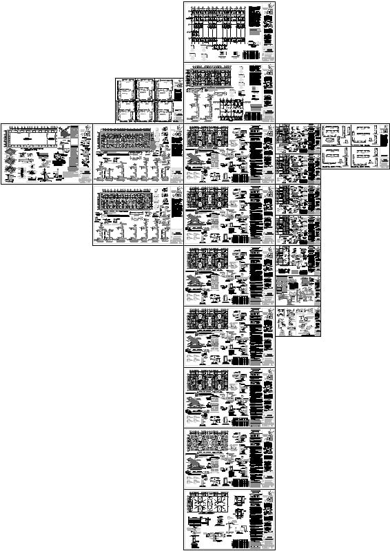 planos arquitectnicos y estructurales del centro comercial