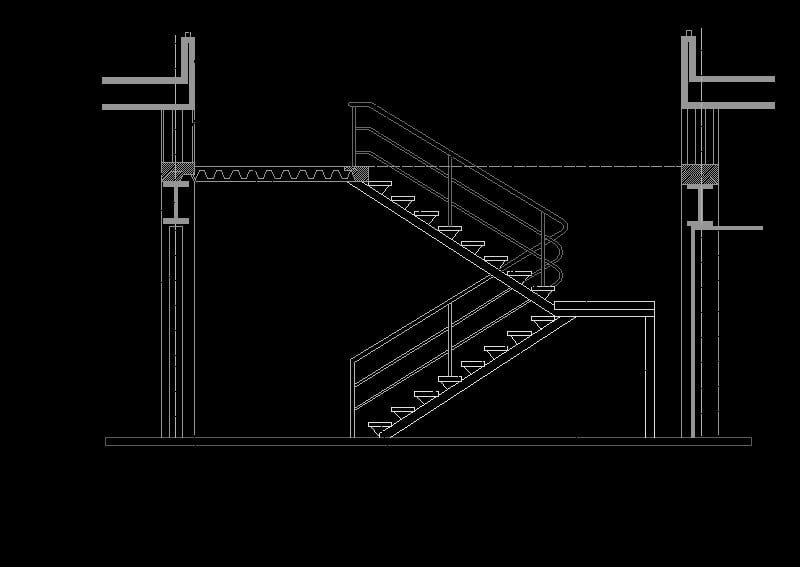 Detalle de escaleras 