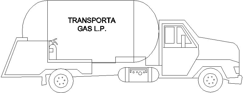 Autotanque de Gas L.P.