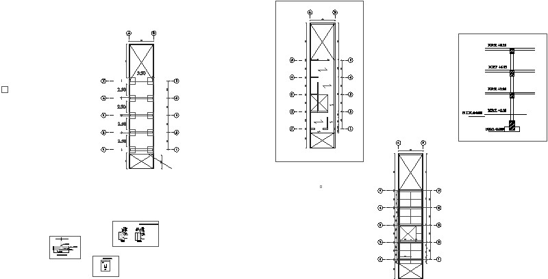 CAD detalles de columna